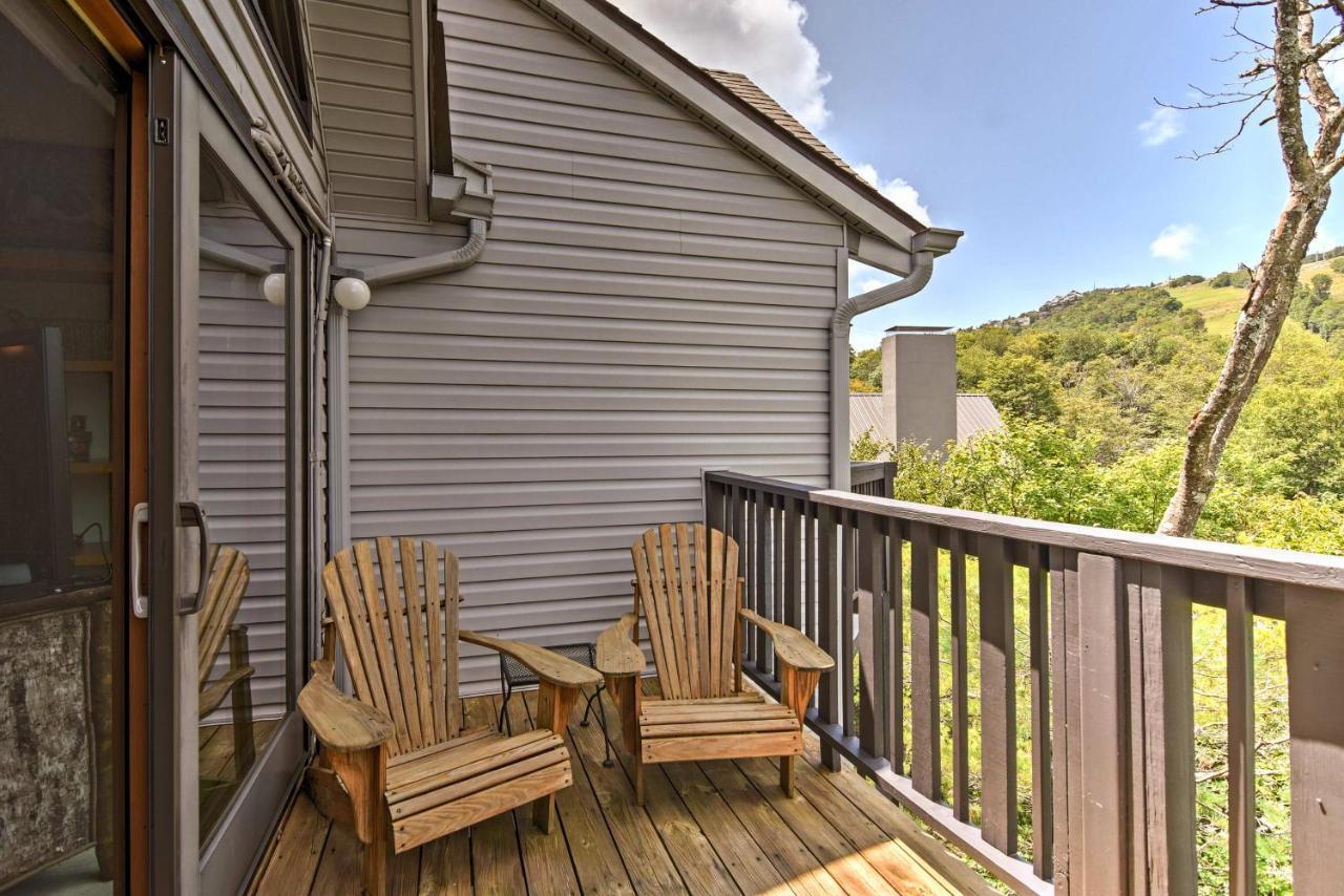 Beech Mountain Condo With Balcony, Walk To Resort! Εξωτερικό φωτογραφία